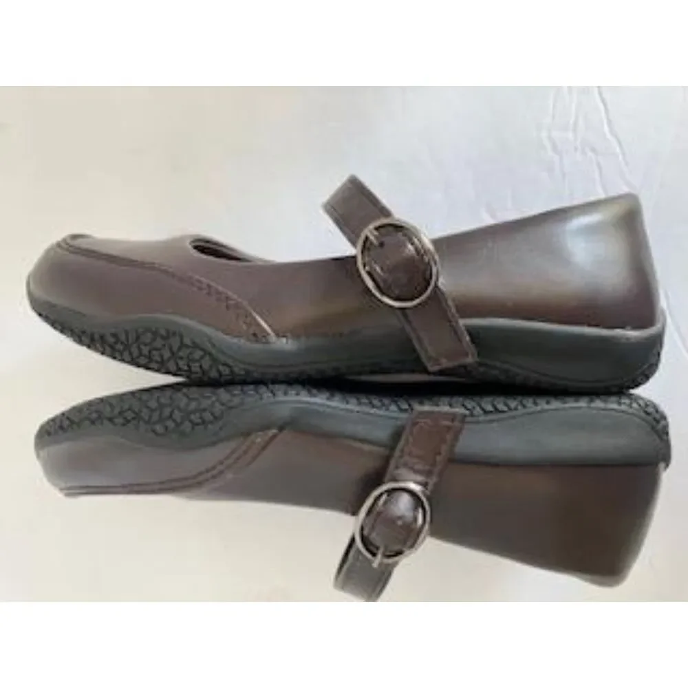 Little Girls School 10 Dark Brown Mary Jane Shoes Sz 12/29